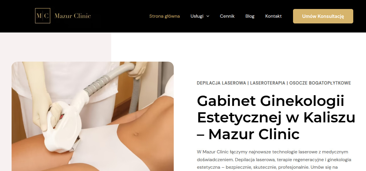 Gabinet Ginekologii Estetycznej Kalisz – Depilacja laserowa | Laseroterapia