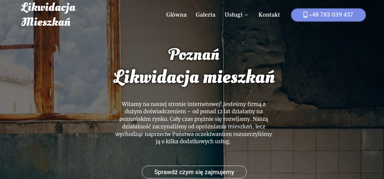 Wywóz starych mebli, likwidacja mieszkań, sprzątanie piwnic i strychów, Poznań