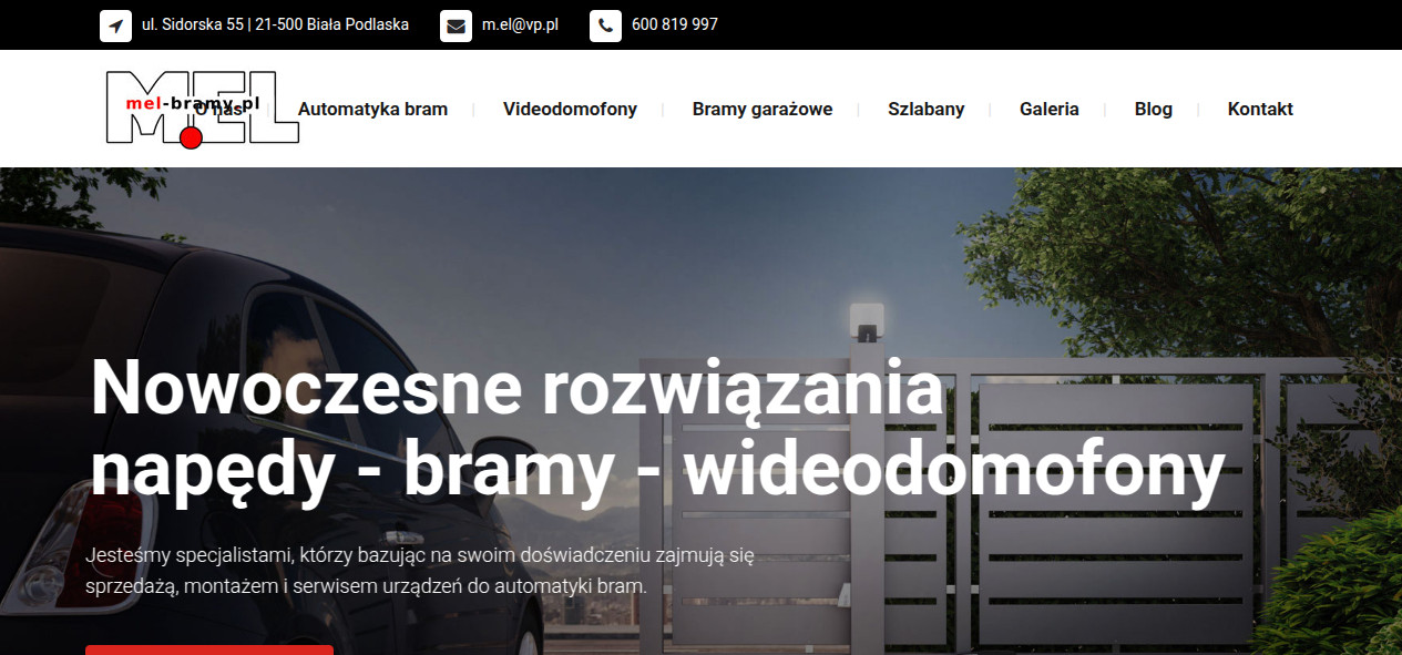 Mel-bramy.pl – Automatyka bram | Bramy garażowe